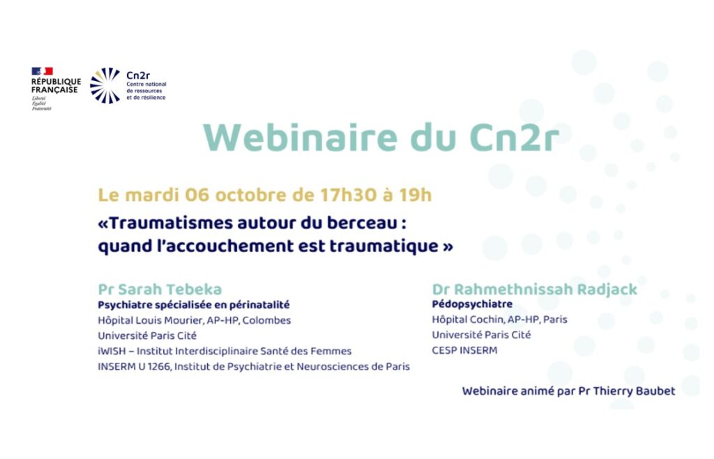 Webinaire périnatalité : quand l’accouchement est traumatique